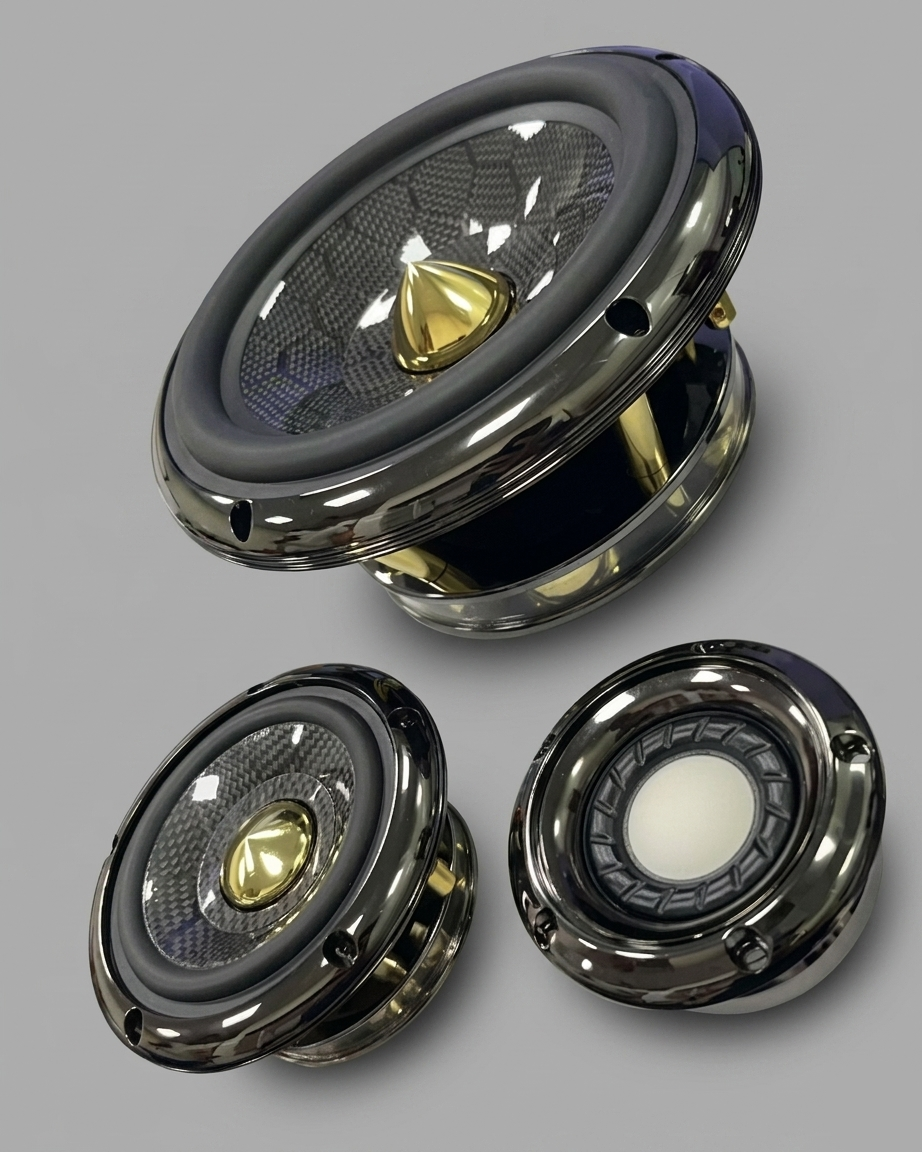 Black Sheep Audio | BSS-SOV6k | Sovereign Carbon High End 3 way Component set