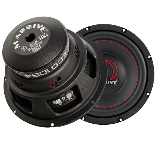Massive Audio - ECO10S4 - 10" 250 WATTS RMS SINGLE 4 OHM SUBWOOFER image 0
