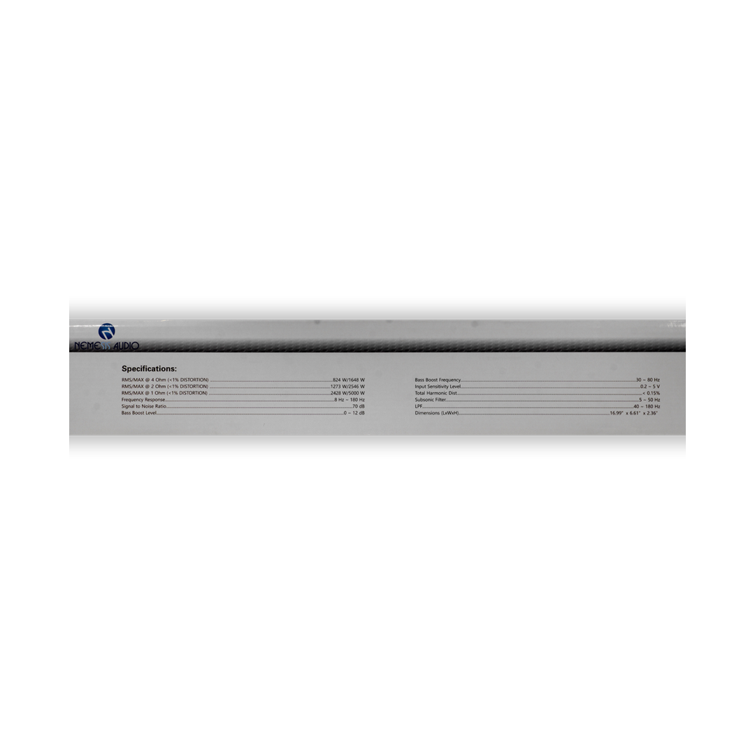 Nemesis Audio - NA-5KD - 5000 Watts Max Power Mono Car Audio Stereo Amp image 3