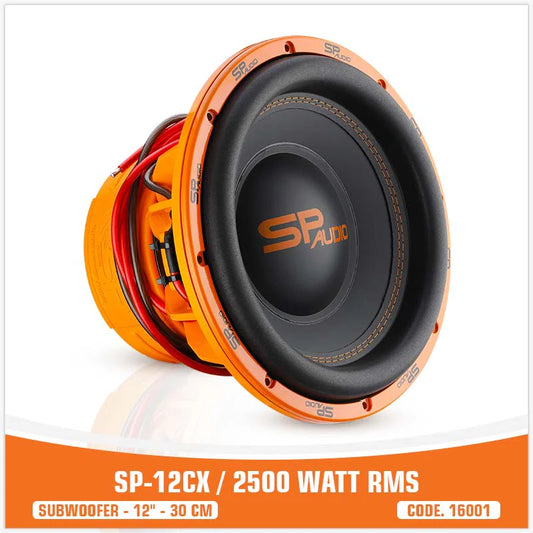 SP Audio - SP 12CX SUBWOOFER 12"/30CM 2500W RMS image 0