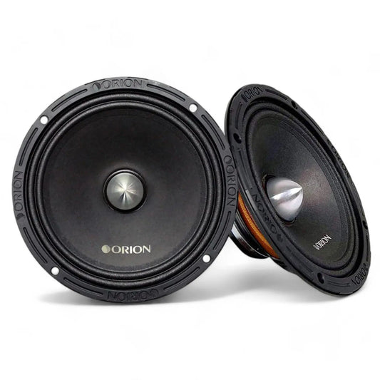 Orion - 8" 2 Ohm 350w RMS Shallow Neodymium Midrange Speakers image 0