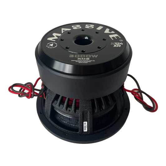 Massive Audio - H124XR - 12" 3000 Watts RMS Dual 4 Ohm 4" V.C. Mega 70 L image 0