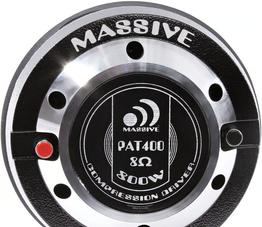 Massive Audio - PAT 400 - 2" Bolt-On 400 Watt 8 Ohm Compression Driver image 0
