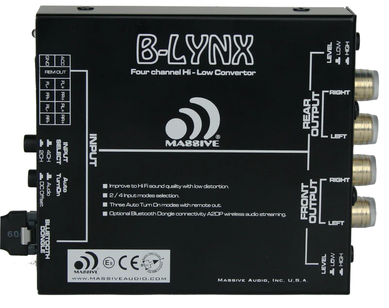 B-LYNX - 2/4 Channel Hi-Low Converter Bluetooth Auto Turn On image 0