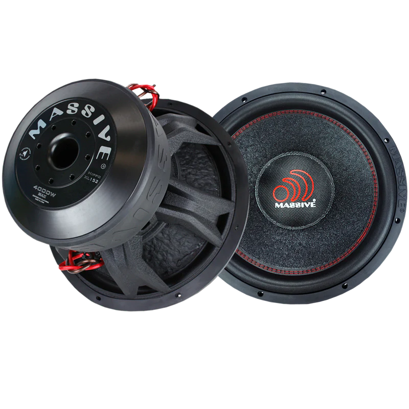 Massive Audio - HIPPOXL152 - 15" 2000 Watts RMS Dual 2 Ohm 3" V.C. Mega Sub image 0