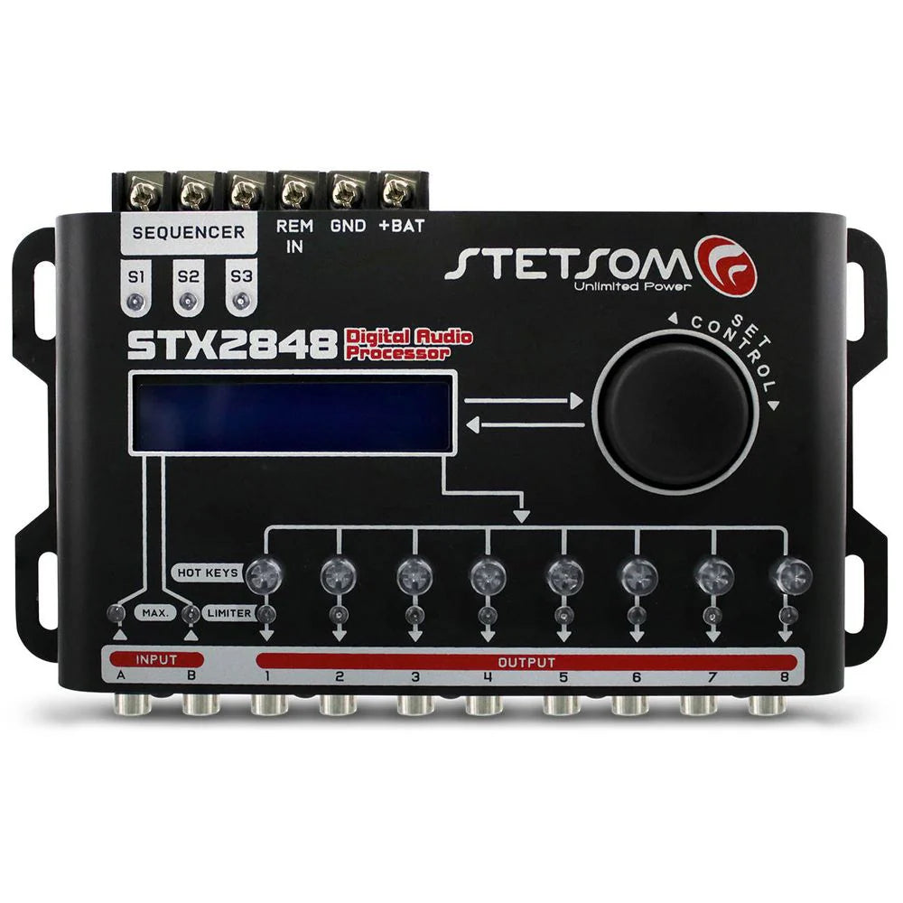 Stetsom  - STX 2848 DSP Crossover & Equalizer 8 Ch Full Digital Signal Processor image 4