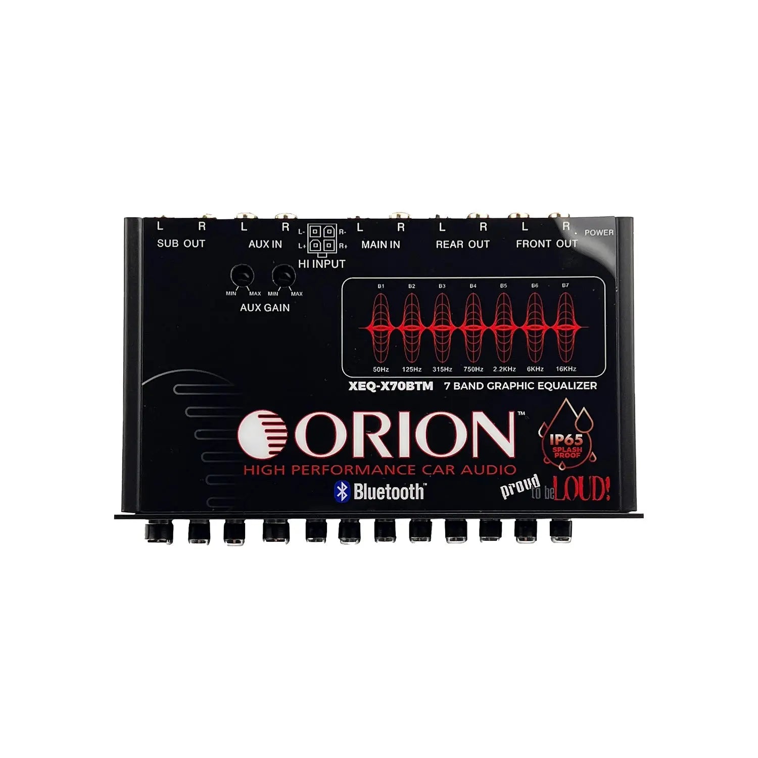 Orion -XEQ-X70BTM - 7-BAND GRAPHIC EQUALIZER 7-Band Graphic Equalizer w/ BLUETOO image 6