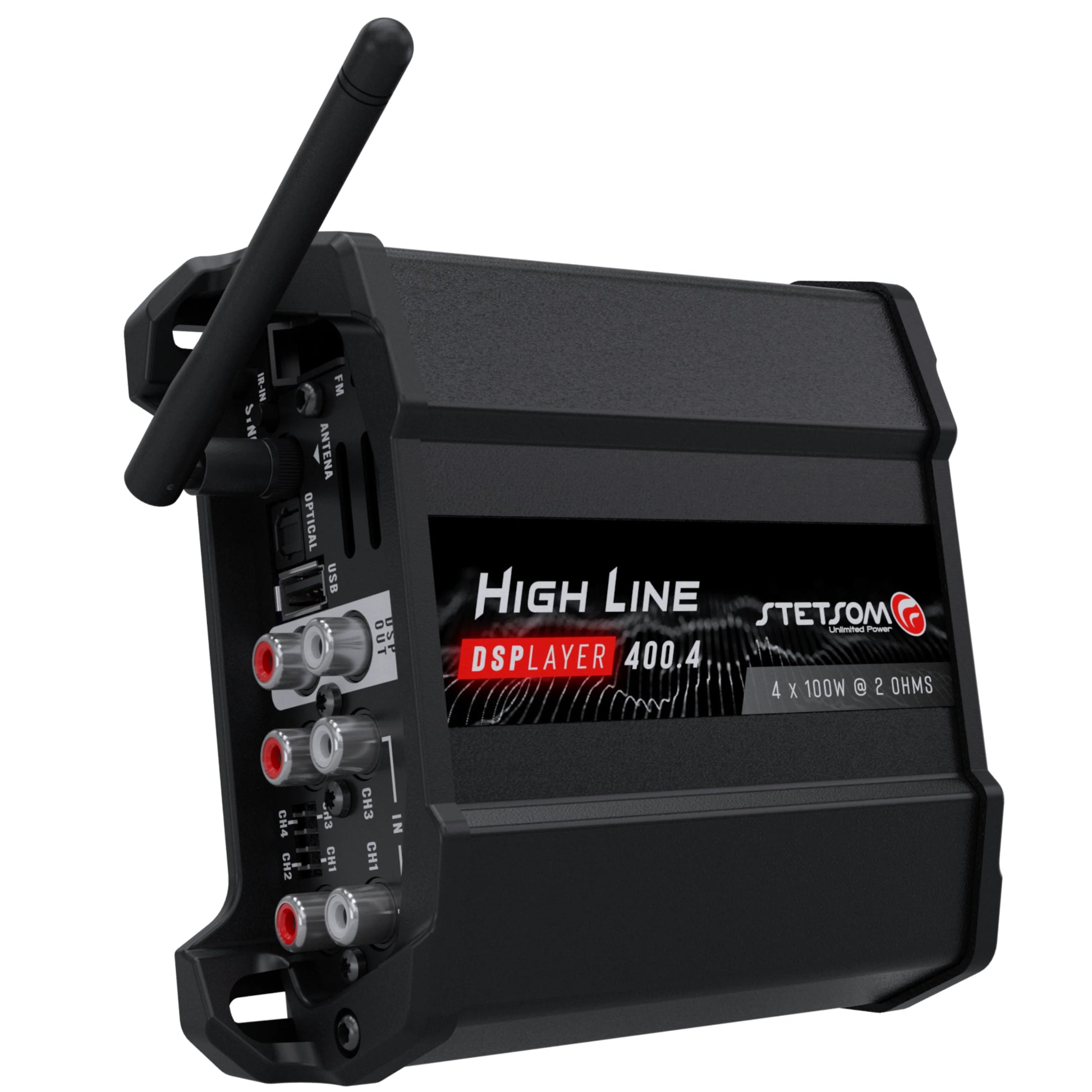 Stetsom  - High Line DSPLAYER 400.4 - DSP Amp, Bluetooth, FM Radio,App Control image 11