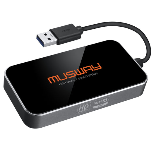 Musway - BTS-HD  - aptX HD USB Bluetooth Dongle for Hi-Res Audio Streaming image 0
