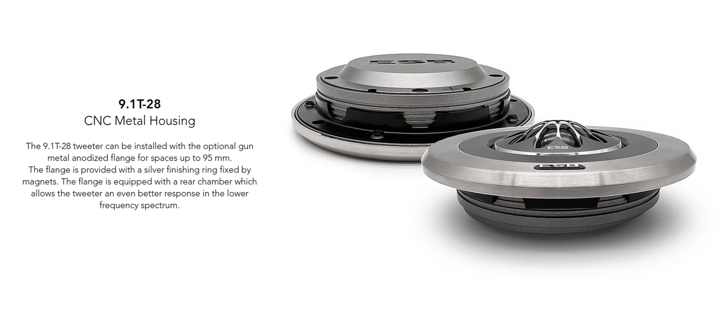 ESB Audio - 9000 Series - 9.1T-28 1.1"/28 mm High-End Dome Tweeter image 1