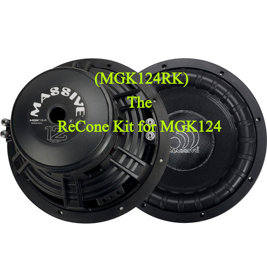 Massive Audio -  MGK124RK - Recone kit for the MGK124 image 0