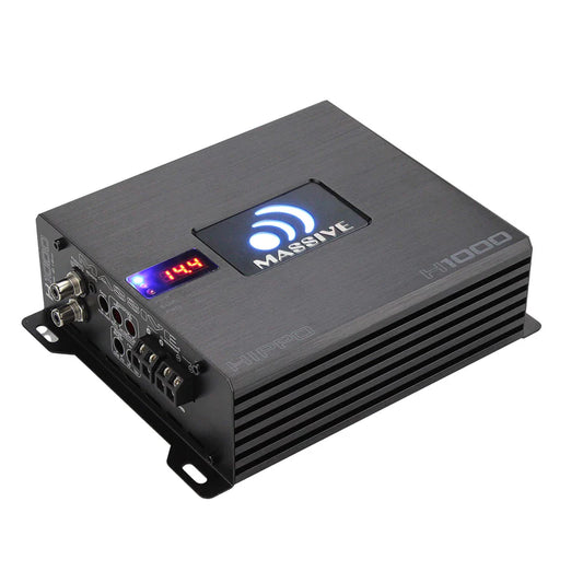 Massive Audio - H1000 - 1050 Watt RMS @ 1 Ohm Mono Block Hippo Series Amp image 0