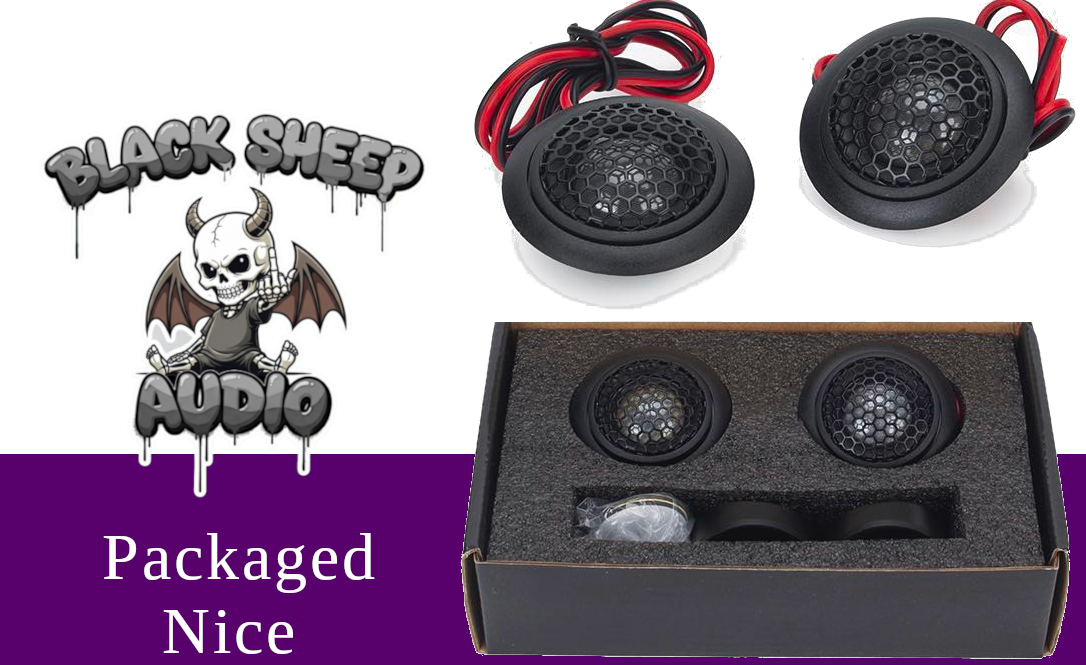 Black Sheep Audio - 1.0  Tweeter Set (*In Stock by mid December*)