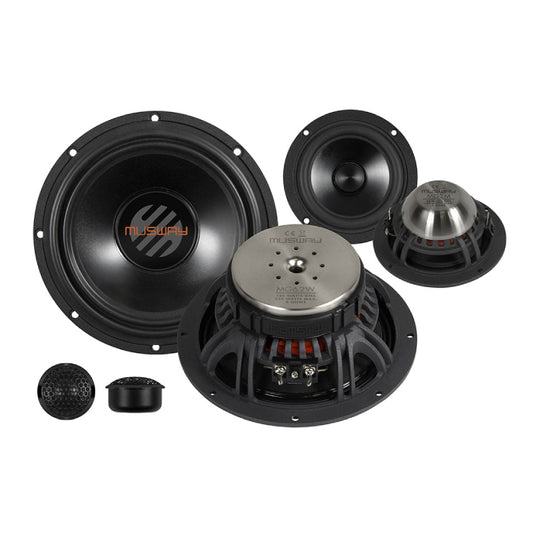 Musway - MG6.3A - 6.5" MG Series 125W RMS 4 Ohms, Active 3-way Component System image 0