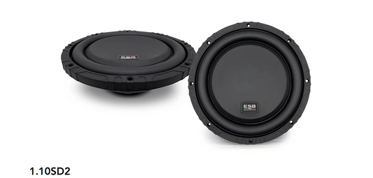 ESB Audio - 1000 Series -  1.10SD2 - 10"/250 mm 2+2 Ohm Shallow Subwoofer image 0