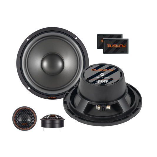 Musway - MC6.2C - 6.5" MG Series 100W RMS 4 Ohms, Active 2-way Component System image 0
