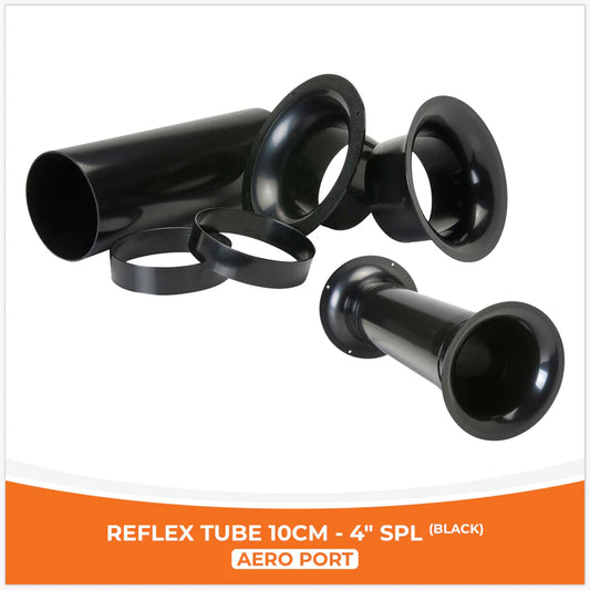 SP Audio - REFLEX TUBE 10CM/4" SPL BLACK  -Aero Port  (UNIT PRICE) image 0