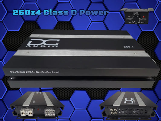 DC Audio -250.4 Class D 4-Channel Amplifier image 0