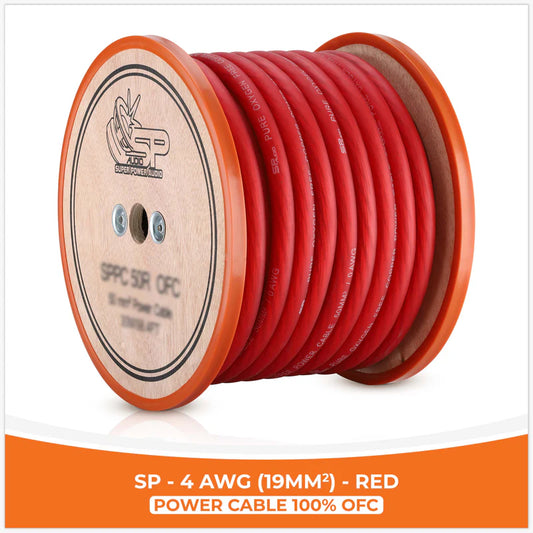 SP Audio - SP 4GA RED 100% OFC (30M/SPOOL) image 0
