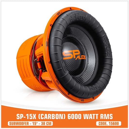 SP Audio - SP 15X - CARBON FIBERS SUBWOOFER 15" 6000W RMS image 0