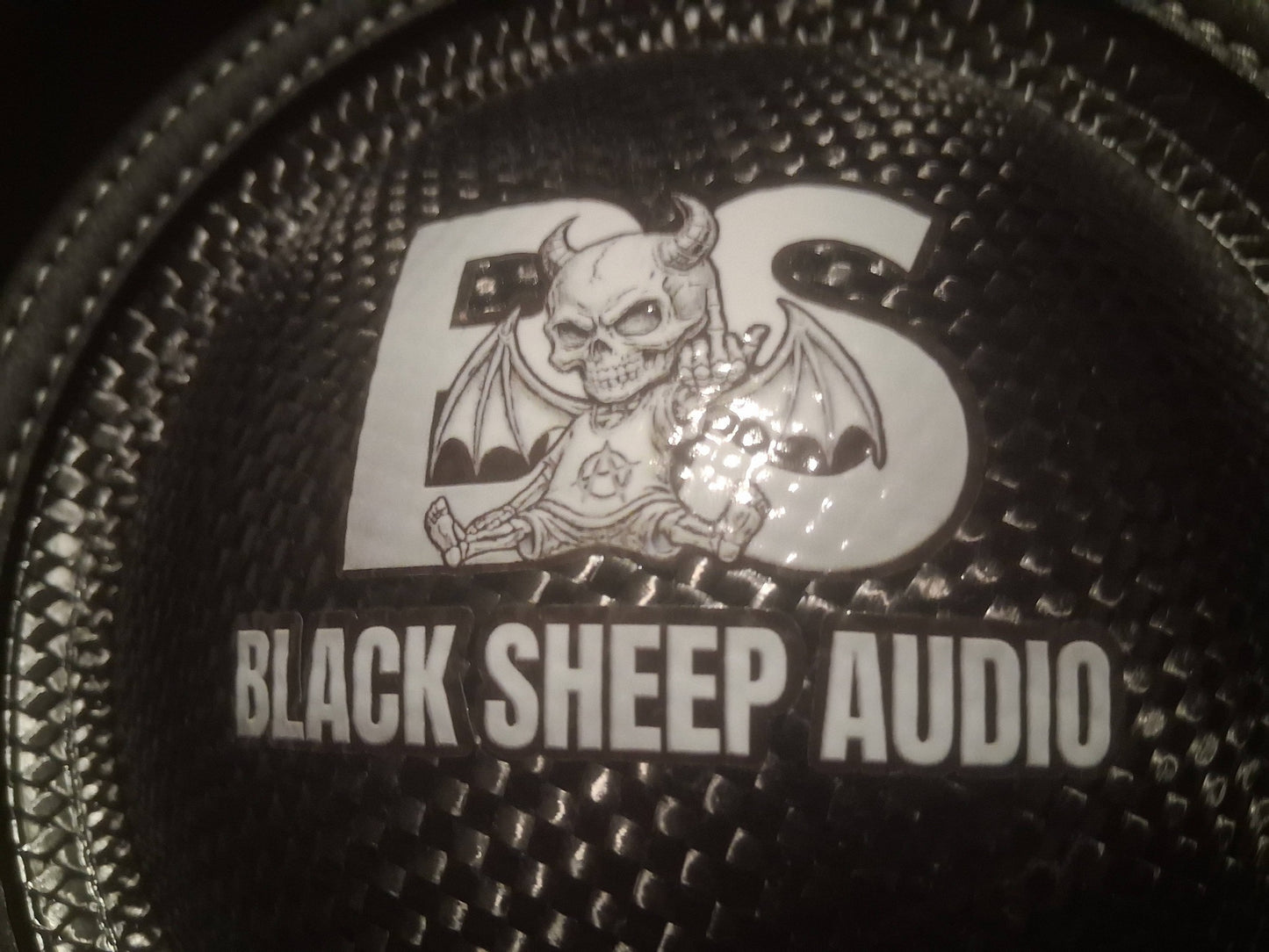 Black Sheep Audio | 12" Carbon Series Subwoofer | 3000w Rms | Dual 1 Ohm | 4 Inch Coil