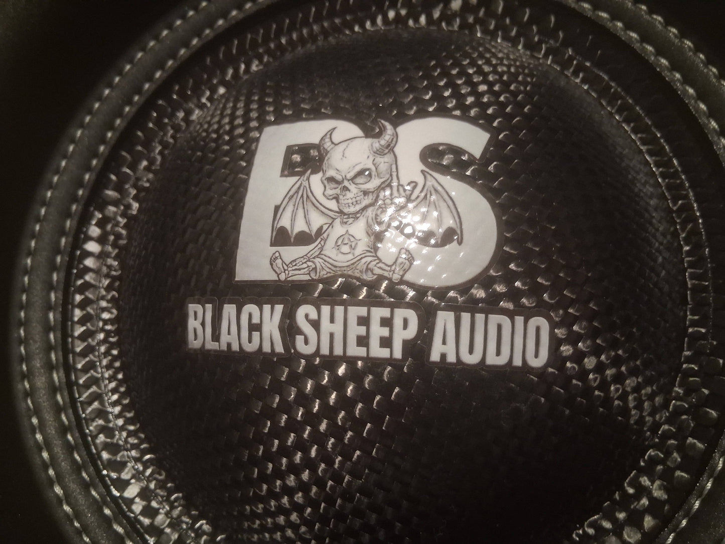 Black Sheep Audio | 12" Carbon Series Subwoofer | 3000w Rms | Dual 1 Ohm | 4 Inch Coil