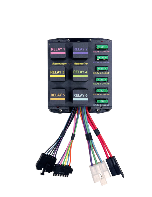 American Autowire - 6 Position Banked Relay Panel image 0