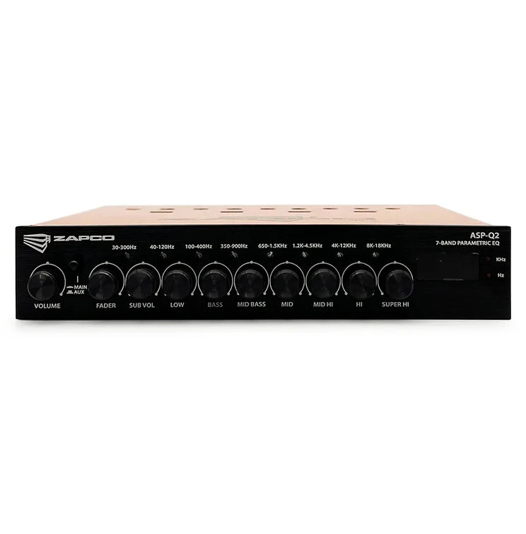 Zapco - ASP-Q2 7-Band Parametric EQ/Crossover image 1