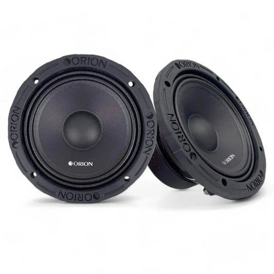 Orion - 6.5" 2 Ohm 350w RMS High Efficiency Dust Cap Midrange Speakers image 0