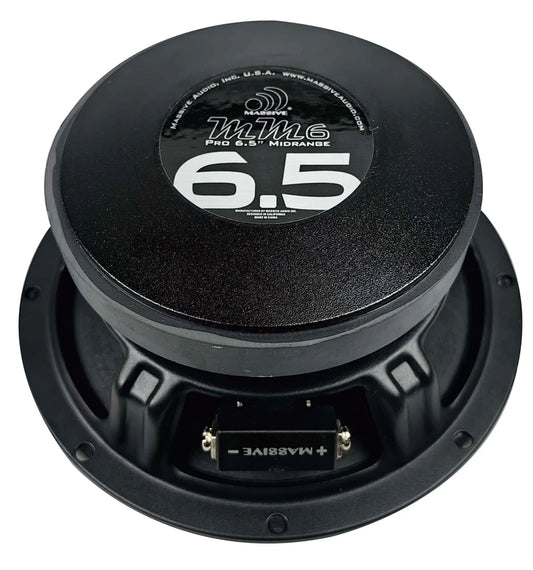 Massive Audio -MM6 - 6.5" 120 Watt 4 Ohm Mid-Range / Mid-Bass Speaker image 0