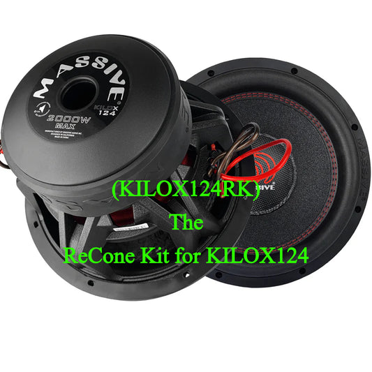 Massive Audio - KILOX124RK  - Recone kit for the KILOX124 image 0