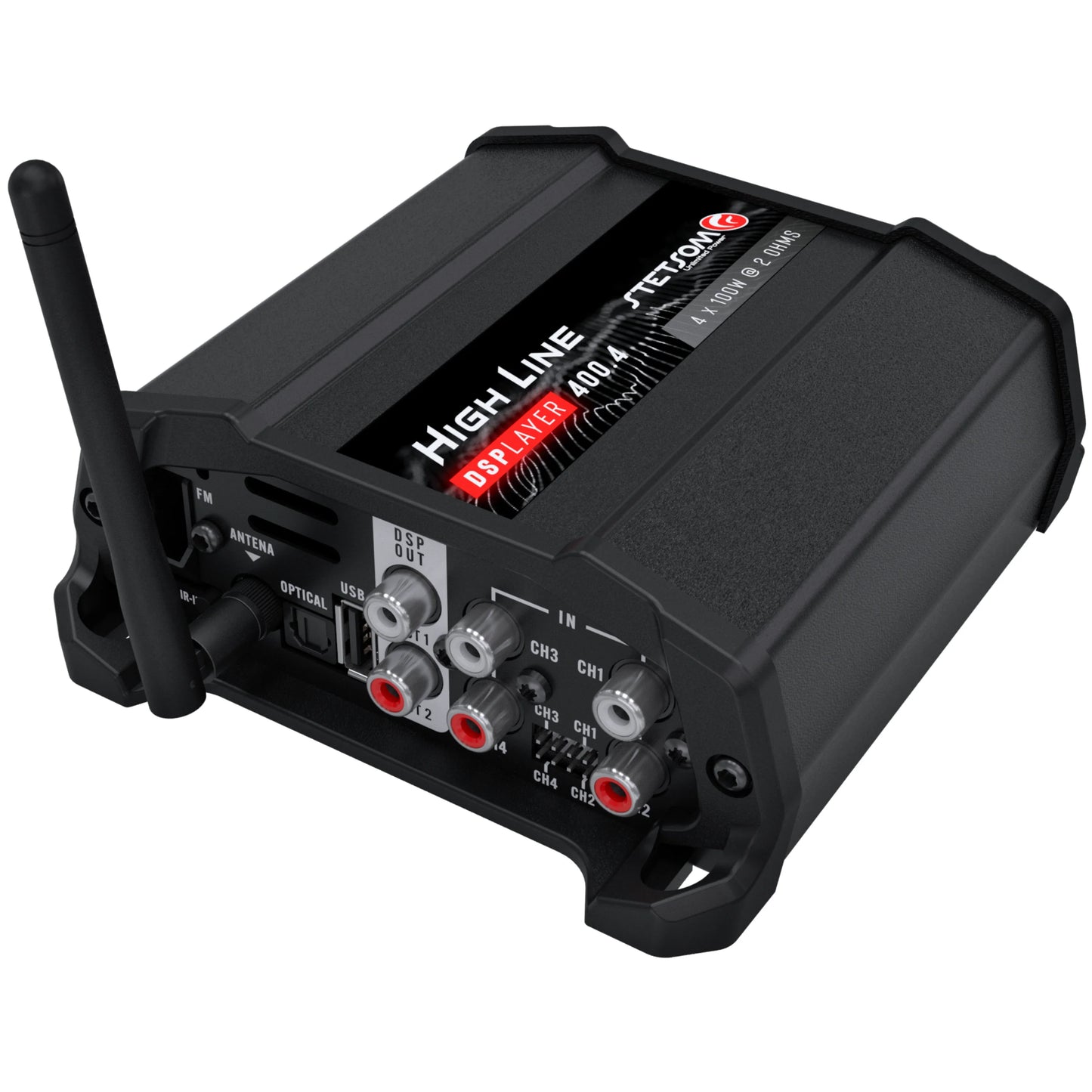 Stetsom  - High Line DSPLAYER 400.4 - DSP Amp, Bluetooth, FM Radio,App Control image 9