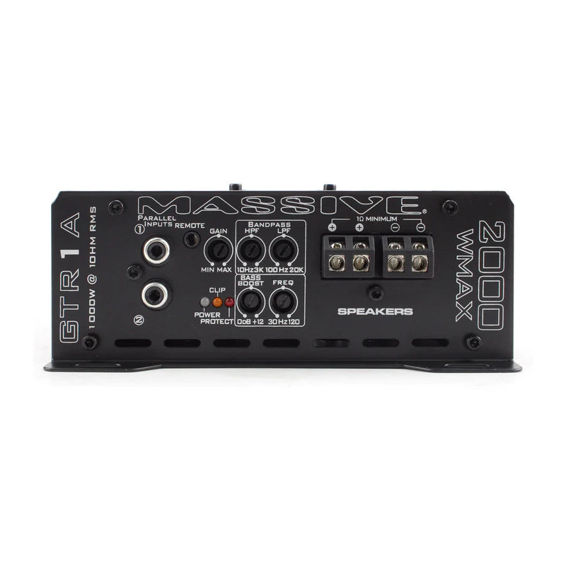 Massive Audio - GTR1A - 1060 Watt RMS @ 1 Ohm Mono Block GT Series Amp image 1