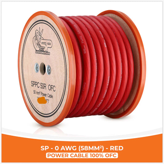 SP Audio -SP 0GA RED 100% OFC (15M/SPOOL) image 0