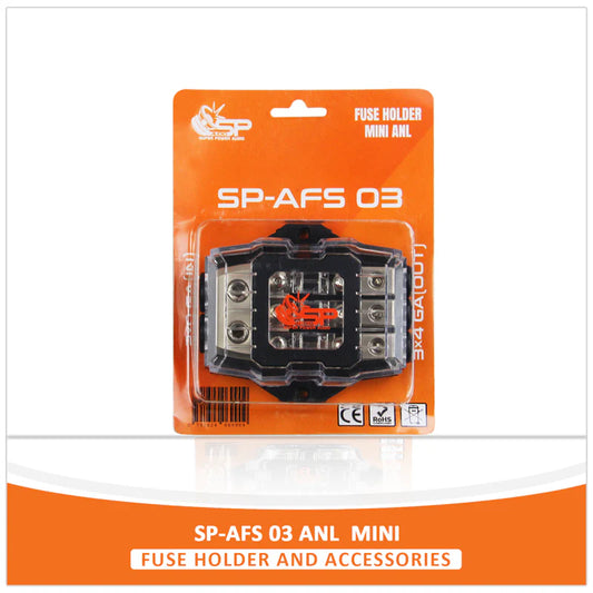 SP Audio - SP AFS 03  - FUSEHOLDER MINI ANL 2x0GA IN 3x4GA OUT image 0