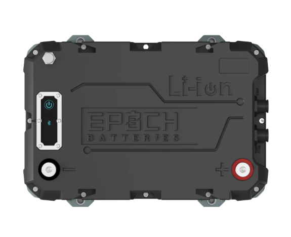Epoch Batteries - B24100A-24V 100Ah LiFePO4  - Heated & Bluetooth - Lithium Batt image 1