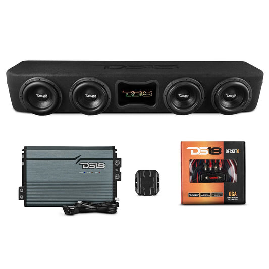 DS18 - Ford F-150 Loaded Sub Enclosure with Dream LED Lights, Amp & wiring kit image 0
