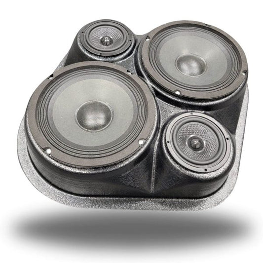 Custom Speaker Pods - Dual 6.5″ and Dual 3.5″ Universal Flat Speaker Pod image 0