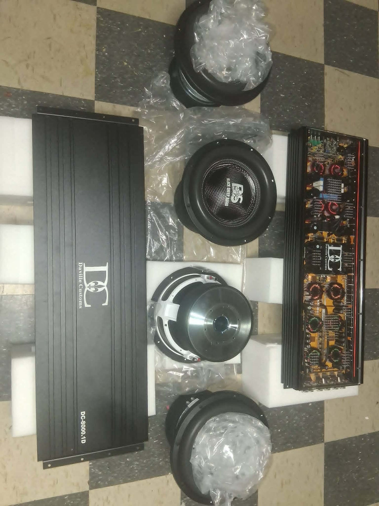 Black Sheep Audio  / Daville Package Deal -  two-8k's and four-12's