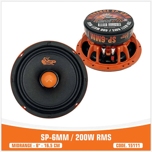 SP Audio - SP 6MM MIDRANGE EXTREME 6,5"/16,5CM 200W RMS image 0