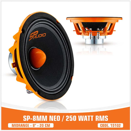 SP Audio - SP 8MM MIDRANGE EXTREME 8"/20CM 250W RMS image 0