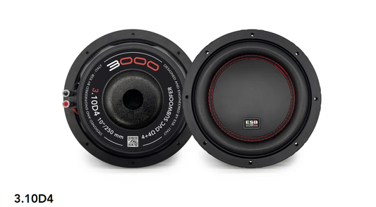 ESB Audio - 3000 Series - 3.10D4 - 10"/250 mm 4+4 Ohm DVC Subwoofer image 0