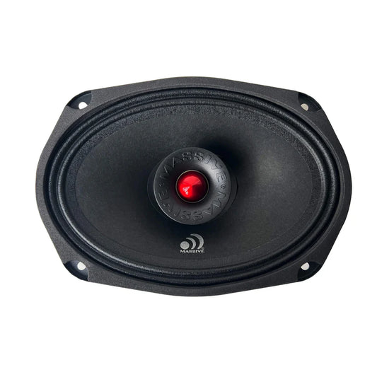 Massive Audio -P69NTI - 6x9" 4 Ohm Coaxial Neo Weatherproof Speaker - 160w rms image 0