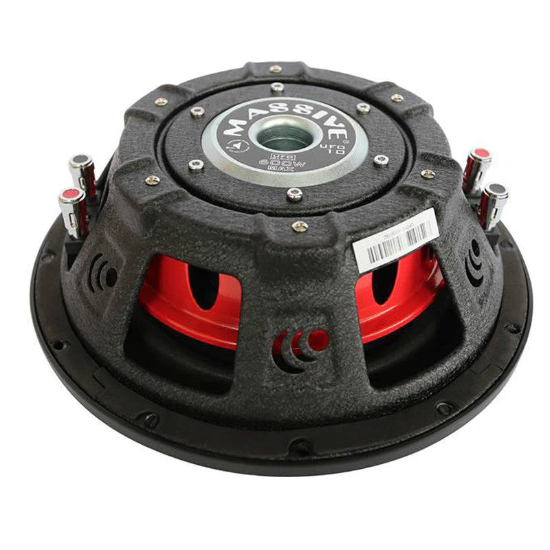 Massive Audio - UFO10V2 - 10" 300 Watts RMS Dual 4 Ohm Slim Subwoofer image 2