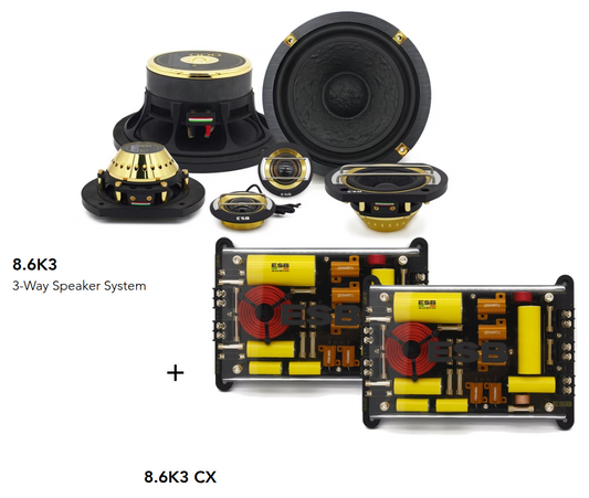 ESB Audio - 8000 Series - 8.6K3  - 3-Way Speaker System + crossover image 0