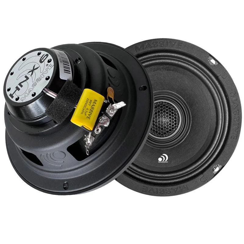 Massive Audio - HNX6 | 6.5" 4 Ohm Mid Pro Audio Coaxial Water Repellent Speaker image 0