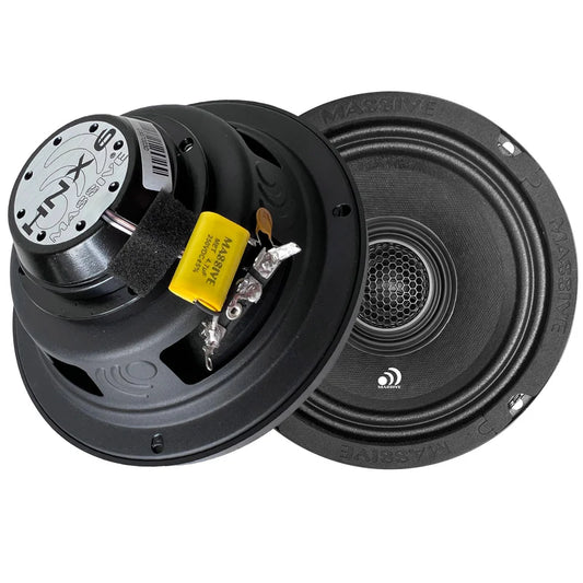 Massive Audio - HNX6 | 6.5" 4 Ohm Mid Pro Audio Coaxial Water Repellent Speaker image 0