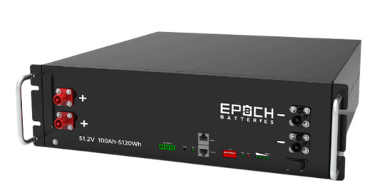 Epoch Batteries - 48V 100Ah  -5.12kWh - Self-Heating Server Rack Lithium Battery image 0