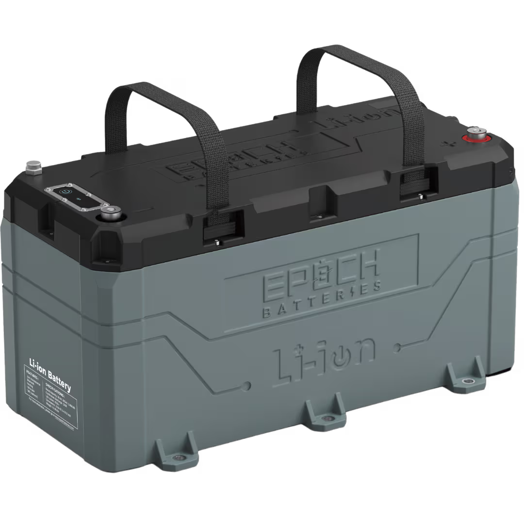 Epoch Batteries - 36V 100Ah LiFePO4 Lithium Battery - Bluetooth, Heating, Waterp image 0