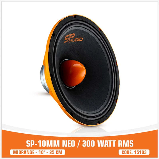 SP Audio - SP 10MM NEO MIDRANGE EXTREME 10"/25CM NEO MAGNET 300W RMS image 0
